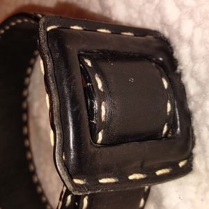 Principles leather belt. (#0931)